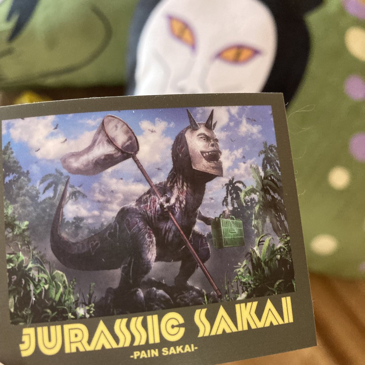 おろちんゆーのドクダミ会でのおみやのクッション、触り心地も良くて