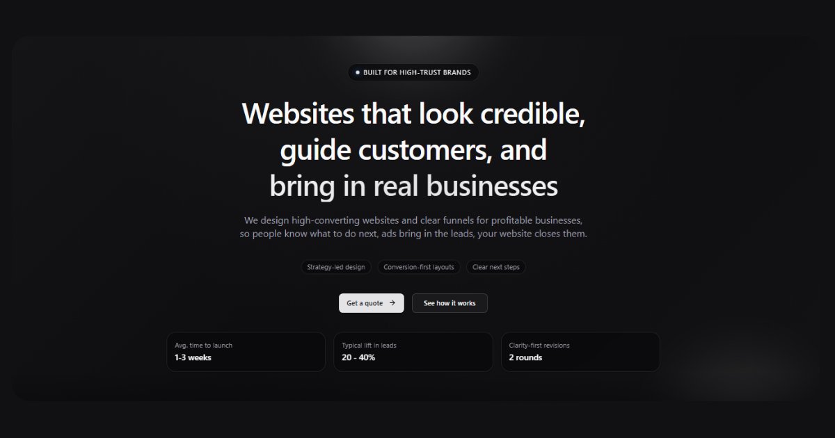 Codex is just sooo good with UI, it's really impressive.

This is my agency website; <a href="/__starlabs/">Starlabs</a> what would you rate it design-wise