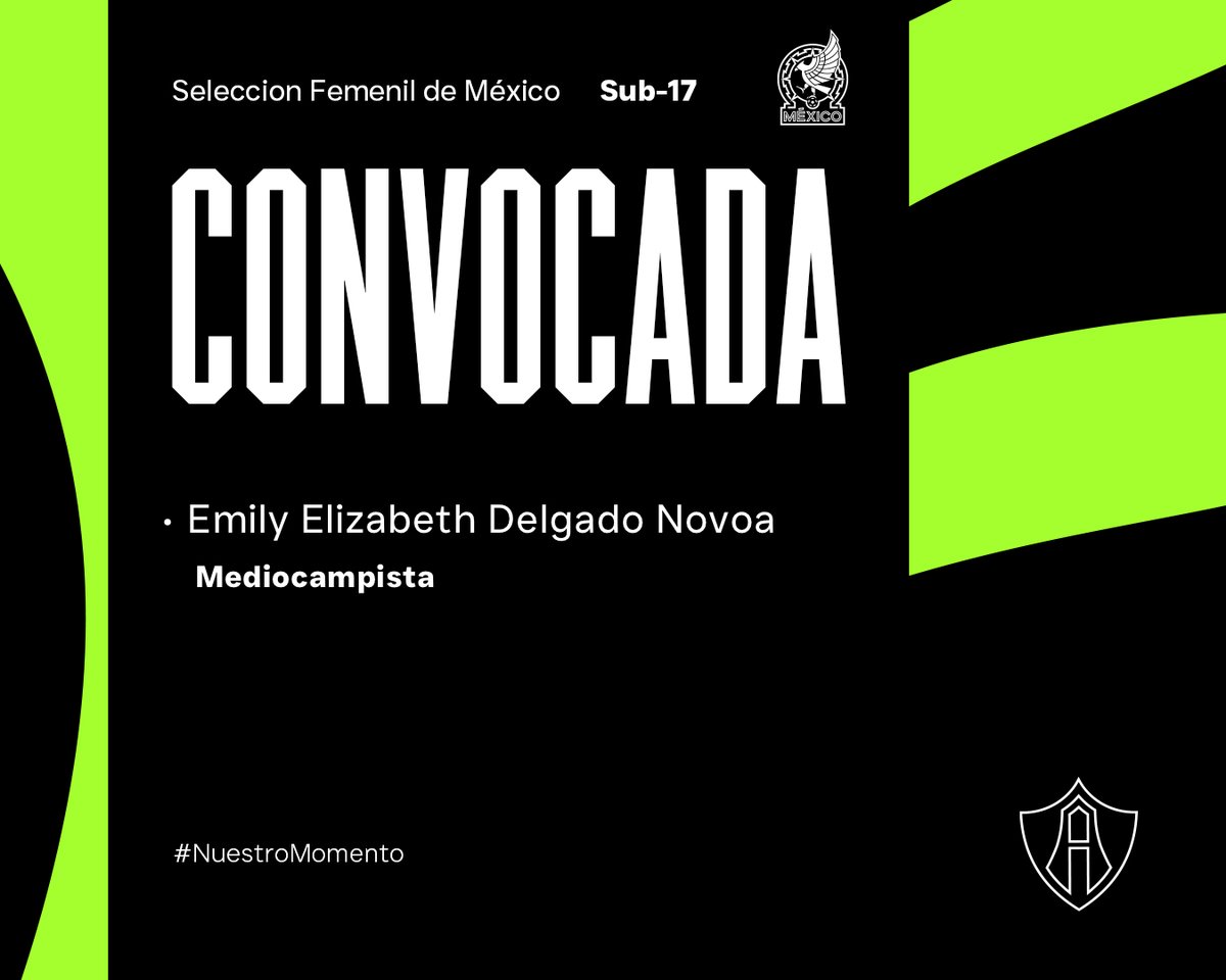 ¡Una Académica de  Selección Nacional! 🧤🇲🇽

Emily Delgado representará a Las Rojinegras y a México en una gira con la Selección #Sub17 Femenil por España  ❤️🖤

🗞️: bit.ly/Rojinegra-de-g…