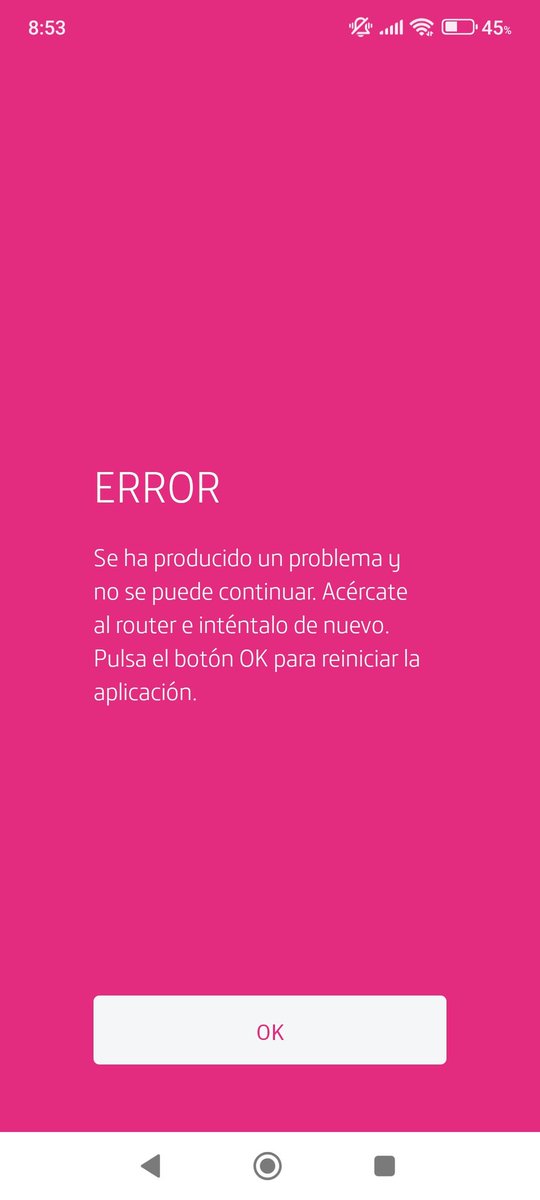 goburgos's tweet photo. @MovistarChile @AyudaMovistarCL la aplicación SMART WIFI no funciona.. cómo puedo acceder al Router?? https://t.co/BaTQTM7GB2