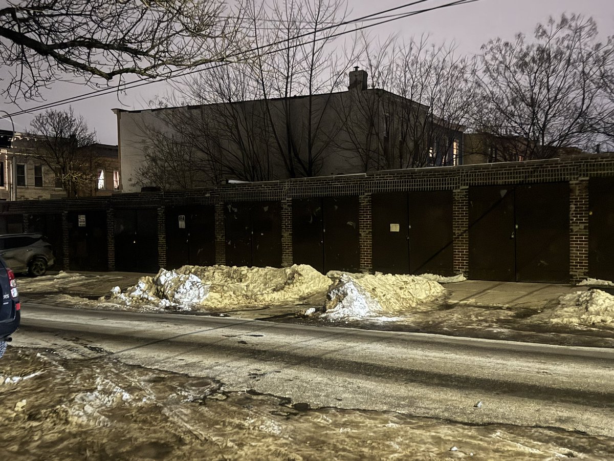 Major NYC snow created opportunity to ID vacant/ ignored garages you can park in front of without fear of being towed. Free parking for those tough nights.