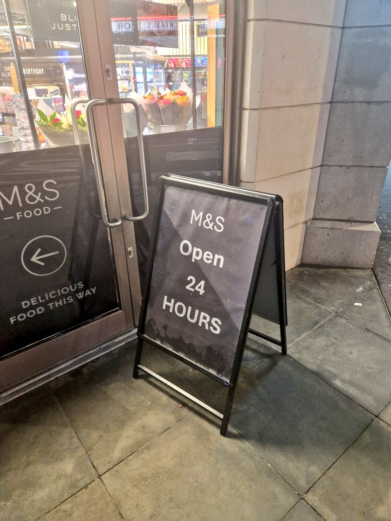 Probably the greatest innovation of the last decade: the 24 hour M&amp;S.