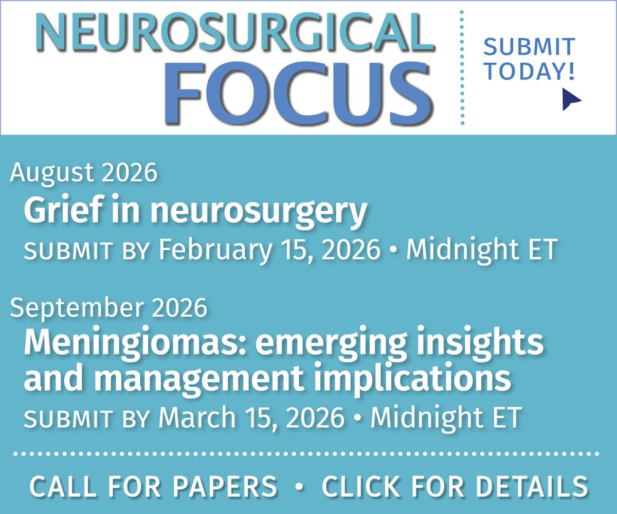 Journal of Neurosurgery tweet media