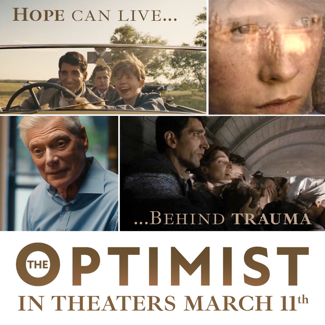 Hope is a journey. 

Become an optimist - get tickets now at theoptimistmovie.com  
Every ticket sold benefits Holocaust survivors in poverty and youth mental health programs. 

#THEOPTIMIST
#HolocaustRemembrance 
#BecomeAnOptimist #HolocaustHistory