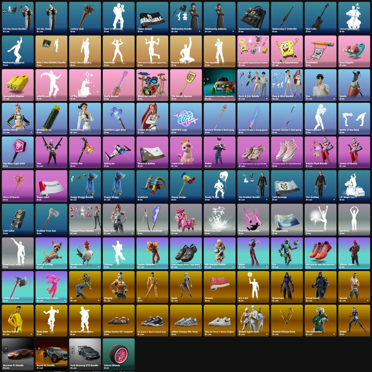 STFortniteLeaks's tweet photo. Boutique #Fortnite  du 10 Février 2026
 ❤ Utilisez le code 'shadownight' si vous voulez me soutenir, ça me ferait plaisir ! #EpicPartner https://t.co/dGthKeFhBg