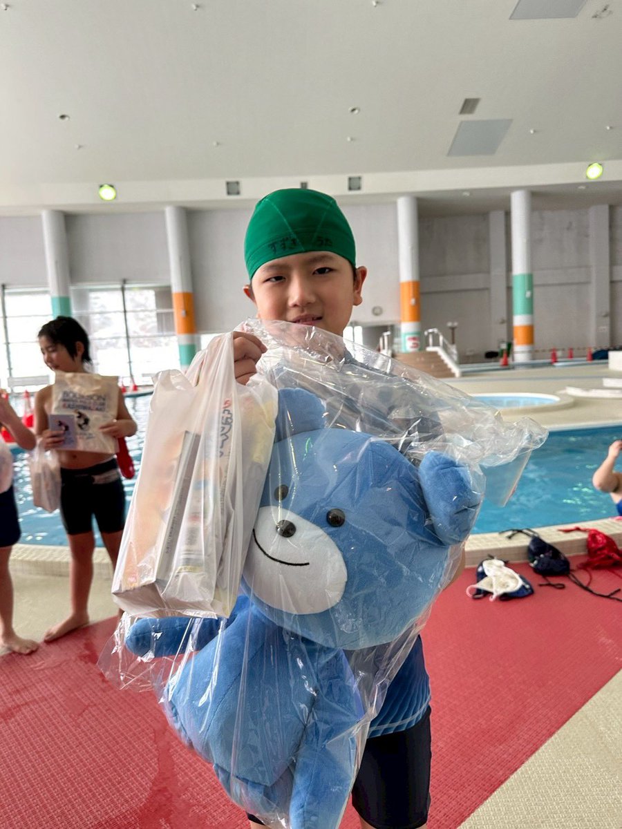 🔰初心者水球教室🔰 10回参加でブルボンプチクマぬいぐるみを