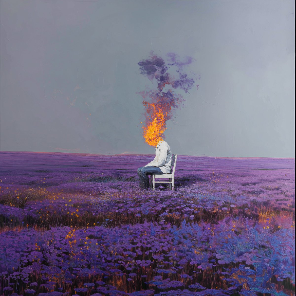 the lilacs listened to my troubles.