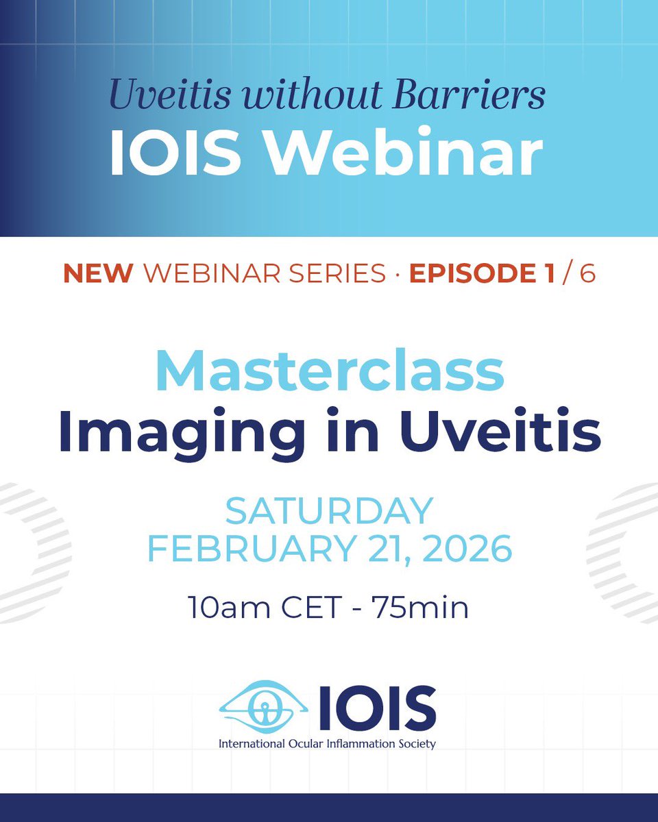 IOIS - International Ocular Inflammation Society tweet media