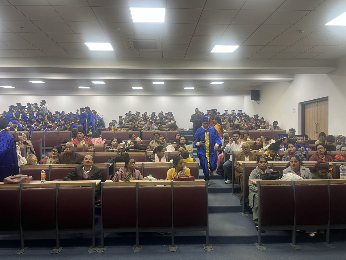 Today at the convocation ceremony of Venkateshwar University, Gajrola (UP), one gap stood out quietly.

The university does not have a Disaster Management department.

Development without disaster preparedness is temporary.

If India is serious about #Mission2047, disaster
