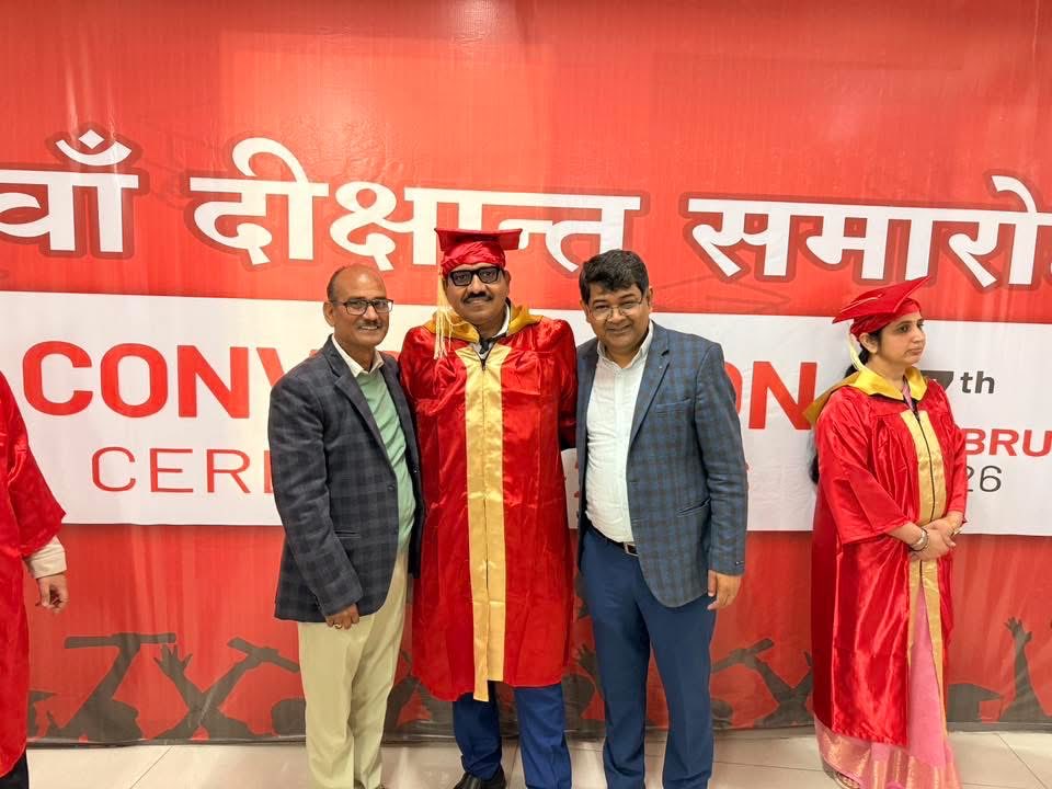 nakultarun's tweet photo. Today at the convocation ceremony of Venkateshwar University, Gajrola (UP), one gap stood out quietly.

The university does not have a Disaster Management department.

Development without disaster preparedness is temporary.

If India is serious about #Mission2047, disaster resilience must be built professionally, not handled ad-hoc.

Disaster resilience is economic security.