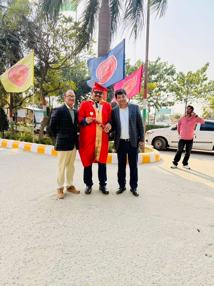 nakultarun's tweet photo. Today at the convocation ceremony of Venkateshwar University, Gajrola (UP), one gap stood out quietly.

The university does not have a Disaster Management department.

Development without disaster preparedness is temporary.

If India is serious about #Mission2047, disaster resilience must be built professionally, not handled ad-hoc.

Disaster resilience is economic security.