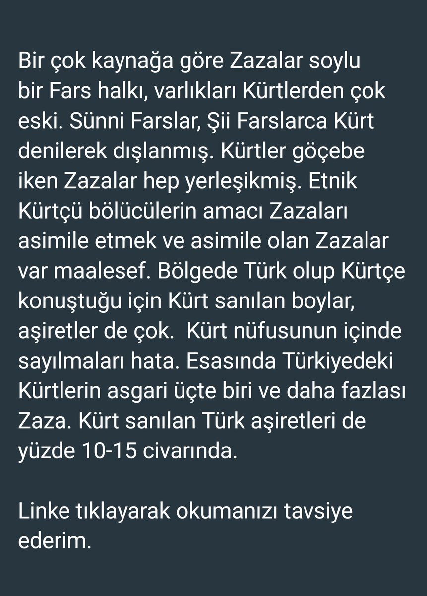 Zazalar - Vikipedi share.google/SrWoifGzkw4P3U…