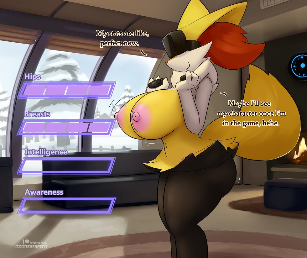 Putting on the finishing touches.

Last part is on patre0n.  Hopefully Braixen is not disappointed with the results.