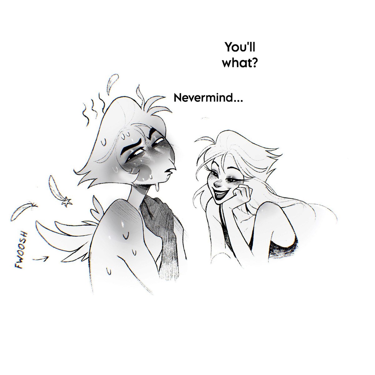 You’ll what? 🪽#Lucilith #HazbinHotel #LuciferMorningstar