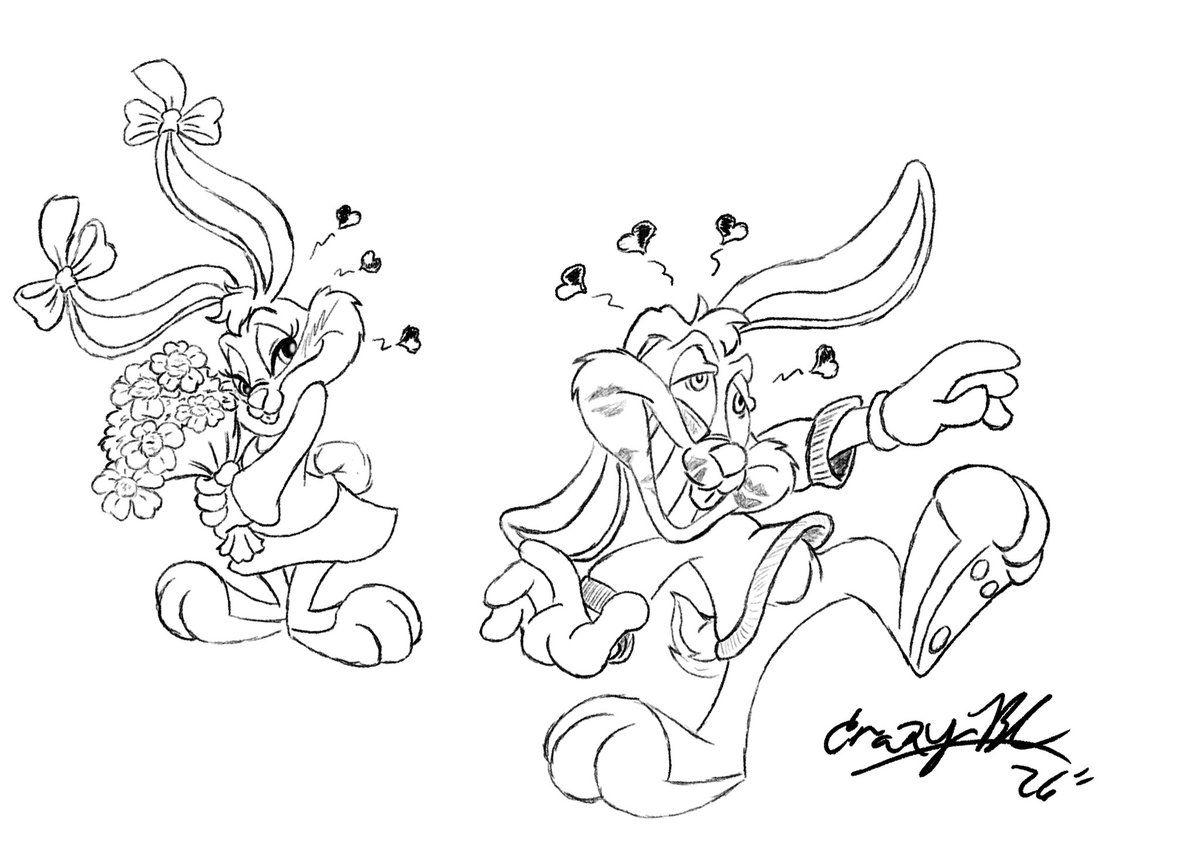 "It's in his Kiss" - Day 9
Continuing 14 Days of Valentine with one of my favorite childhood shows growing up, Tiny Toons Adventure! Any Gen X or Millennials out there? 
©CrazyBA
#art #tinytoons #valentineday #ArtistOnTwitter #fanart #イラスト #Artmoots #artwork #digitalart