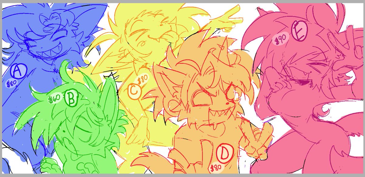 HAAAAIIII YCH, first come first serve!! post below your character ref along with letter to reserve. ty sm!! 🏃‍♂️💨