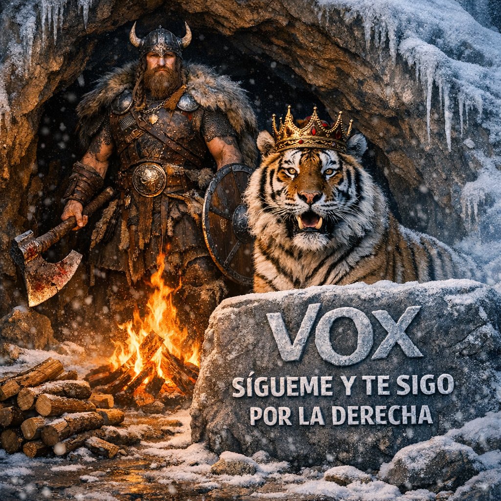 Por la Derecha por VOX y por España ... Sigo a todos.
