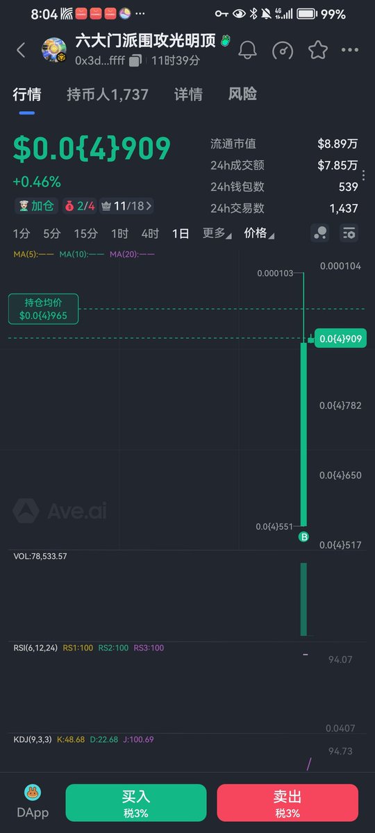 🔥🔥🔥欧易 Coinbase Bybit BG 芝麻 火币 库币，围攻光明顶币安！
👑币安联合创始人何一钦点创作！
💎大户机制：持币1000万枚分1.5％的BNB,1.5％拉盘销毁，营销
🔥🔥🔥Ave热搜🔥🔥🔥
👑六大门派围攻光明顶0x3d100c5cb85bdf3220e5748bb7197f8bf967ffff