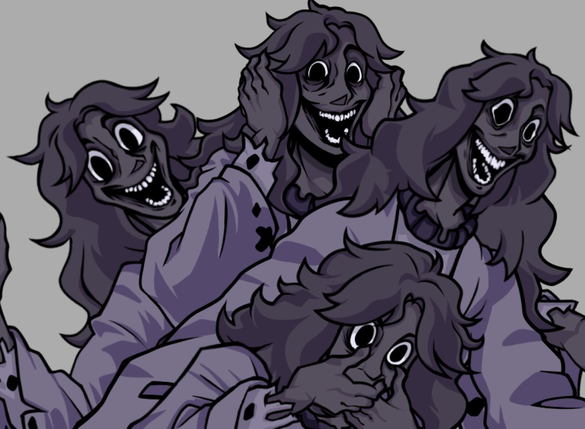 okay sadly, 1.5 is getting delayed

1.5 is gonna be like very big remake of all V1 content🤤🤤🤤🤤

but don't worry, we'll post Think V2's gameplay sometime in the near future so y'all get to see what we're cooking

oh btw here's every pose for Satan drawn by <a href="/mellomortal/">mortal 🐑🌪️</a>