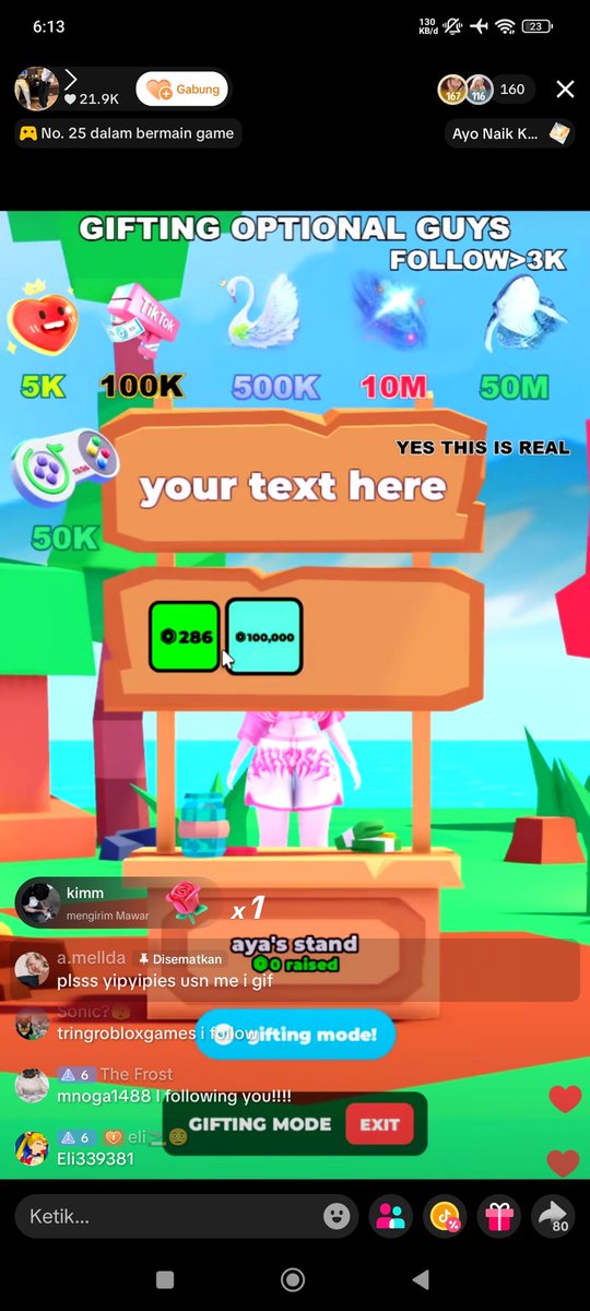 randuuuk's tweet photo. kaya gini nih beneran ga sih? ga masuk ke pending tp wkwkw apa belom ya?? krna jumlahnya banyak:) #roblox #zonauang https://t.co/ZHIJHPSSpx