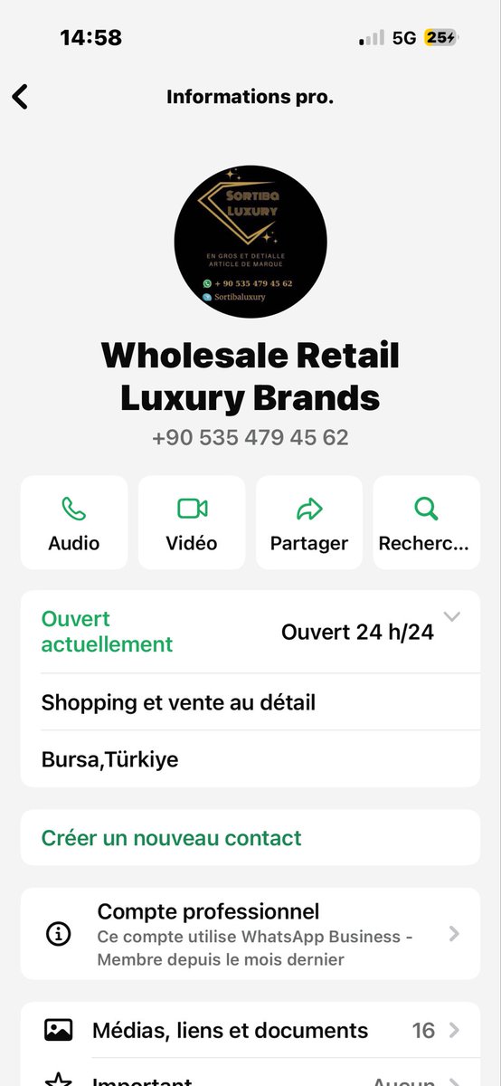 ElPatrone69's tweet photo. Sortiba luxury ⚠️ Faites attention à ce fournisseur.
Commande payée, aucune livraison, aucune réponse.
+bloqué après payement
Je partage ça pour éviter que d’autres se fassent avoir.
Vérifiez toujours avant de payer. #arnaque #vigilance #scammers https://t.co/1kZ5rNIA36