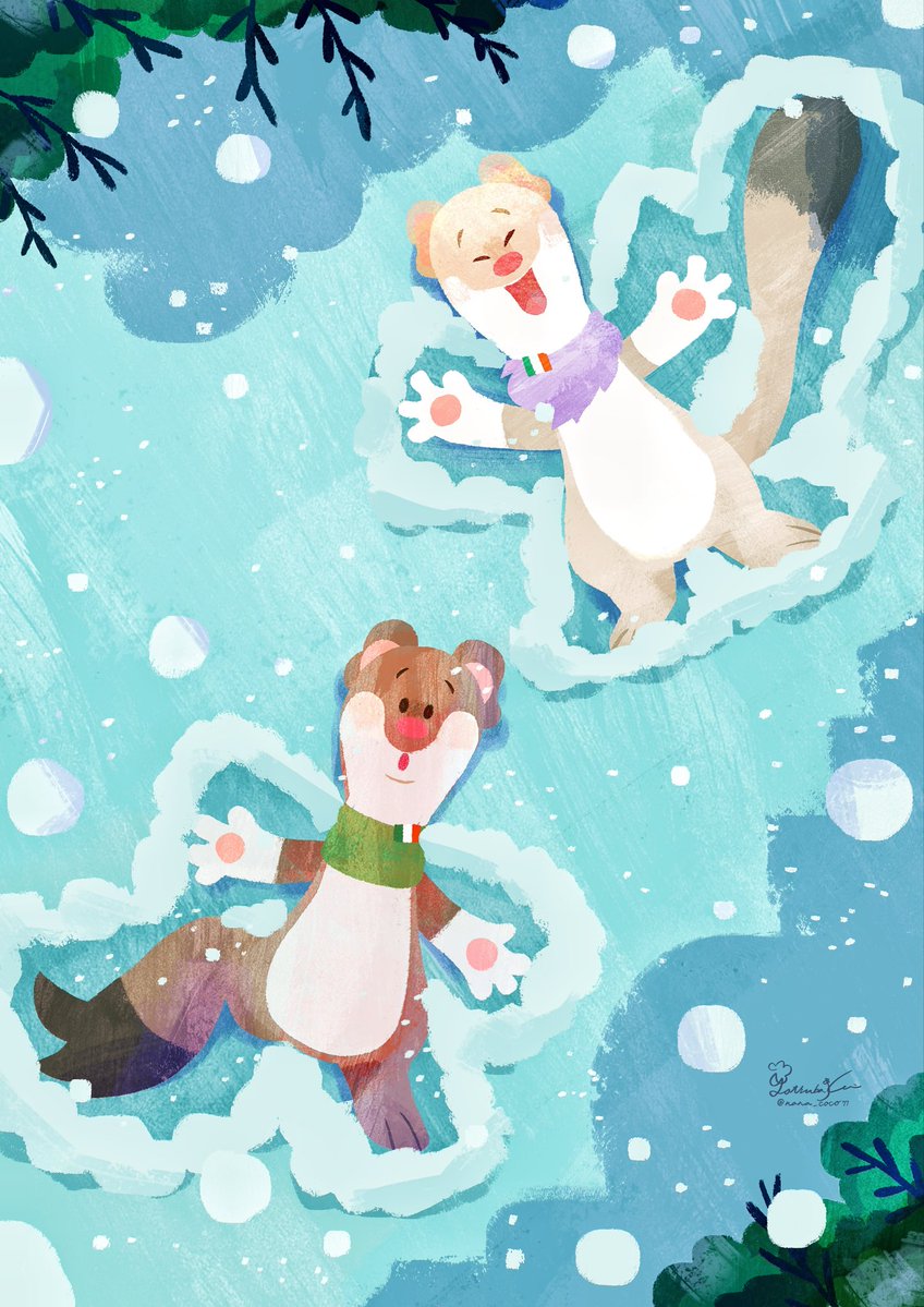 ミラノコルティナ2026冬季オリンピック開催おめでとうございます！

オコジョのティナとミロ…Tina and Milo がとっても可愛い……❄️