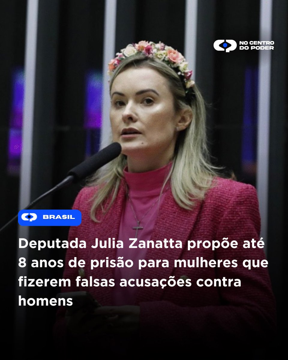 Deputada Julia Zanatta propõe até 8 anos de prisão para mulheres que fizerem falsas acusações contra homens

💻 Confira a matéria completa no nosso site.
📲 nocentrodopoder.com
