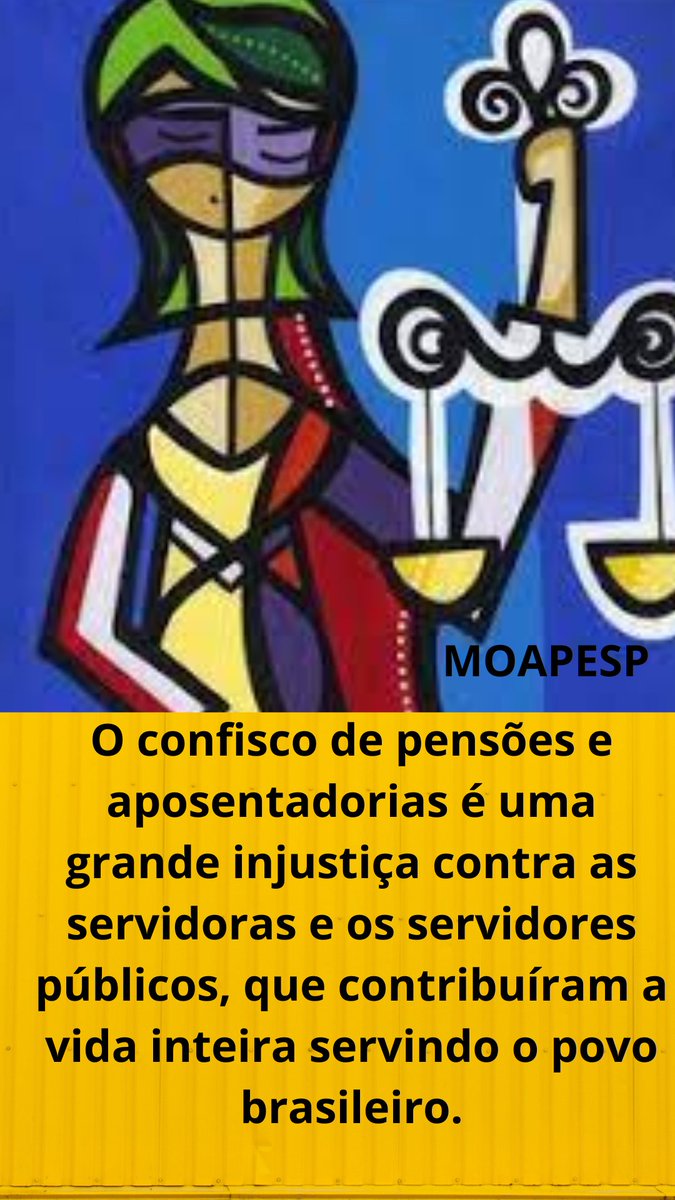 <a href="/SueliApt/">Sueli Apt</a> <a href="/STF_oficial/">STF</a> <a href="/CristianoZanin/">Cristiano Zanin</a> <a href="/FlavioDino/">Flávio Dino 🇧🇷</a> A reforma da Previdência gerou um caos na vida dos aposentados❗🖊️ Continue com o julgamento da inconstitucionalidade do art. 149 da EC103, por favor, Excelência <a href="/gilmarmendes/">Gilmar Mendes</a>
<a href="/STF_oficial/">STF</a>
@Cristianozanin
<a href="/FlavioDino/">Flávio Dino 🇧🇷</a>
Fora Confisco
#AposentadoriaJusta
Fachin Paute ADI 6254