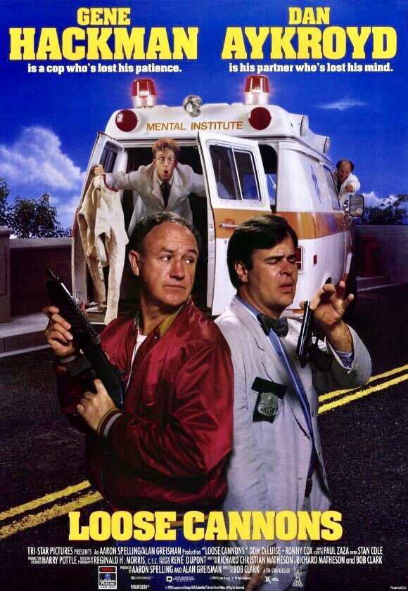 FilmNewsNos's tweet photo. 🎬MOVIE HISTORY: 36 years ago today, February 9, 1990, the movie ‘Loose Cannons’ opened in theaters!
#GeneHackman #DanAykroyd #DomDeLuise #RonnyCox #NancyTravis #PaulKoslo #DickONeill #RobertProsky #JanTriska #LeonRippy #DavidAlanGrier #SEpathaMerkerson #RegECathey #BobClark https://t.co/LXgnGHTYe2