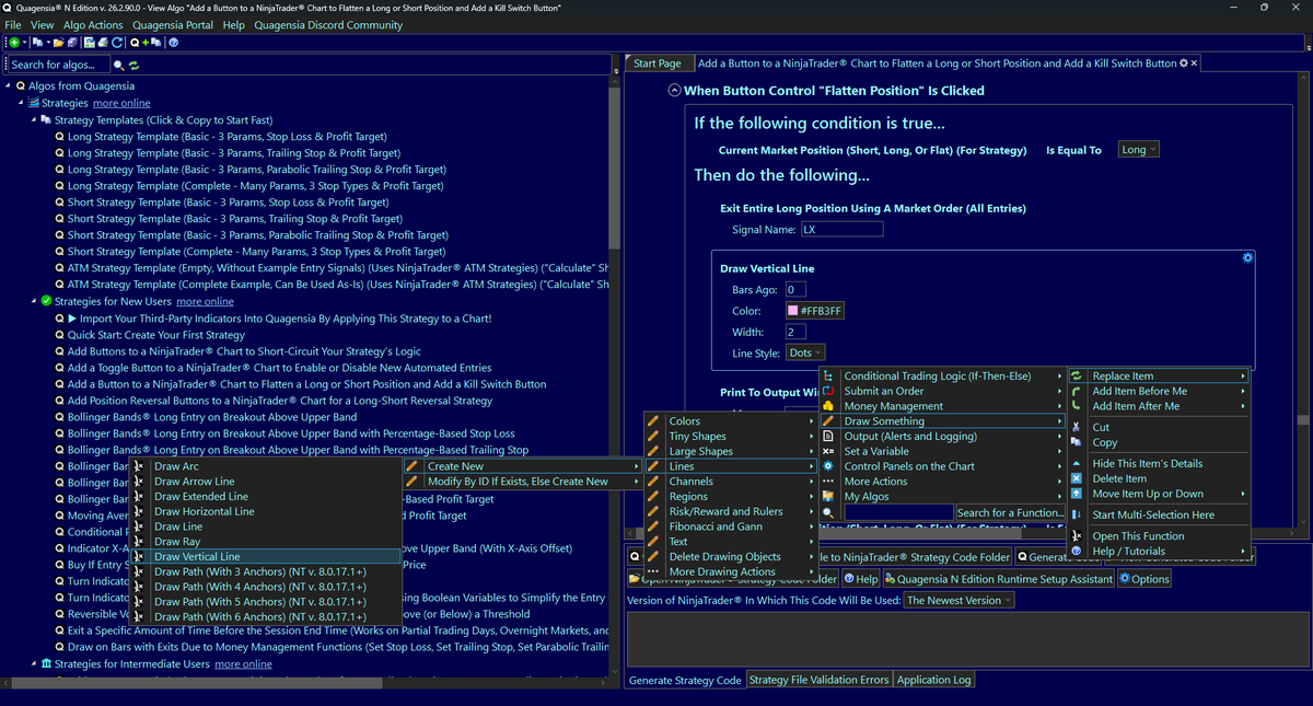 quagensia's tweet photo. New versions of the no-code strategy builders for NinjaTrader &amp; TradeStation from Quagensia have been released.
https://t.co/QZxiULgC1a
#NinjaTrader #TradeStation #NinjaScript #EasyLanguage https://t.co/NMzsm6749B