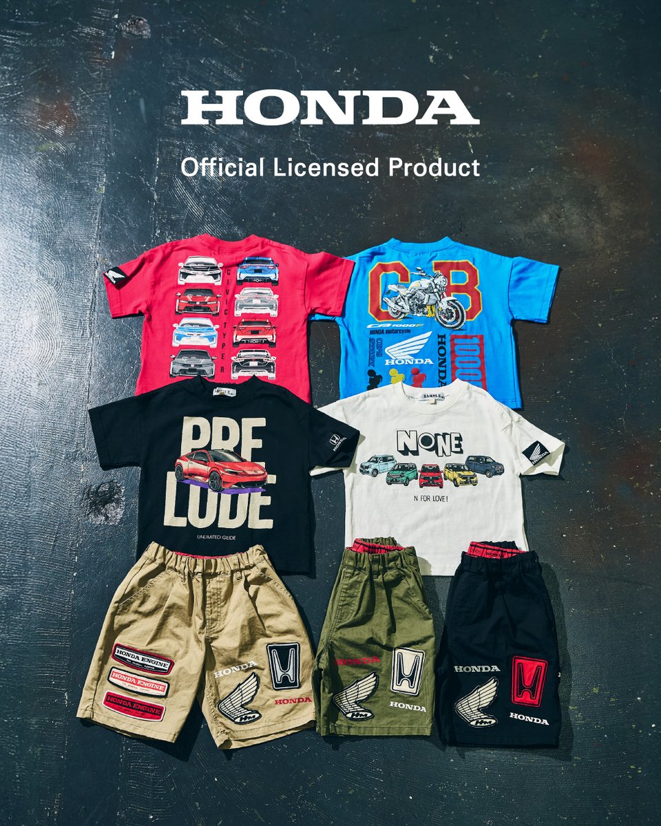 FOOnlineStore's tweet photo. ／
【https://t.co/6KY7HR0fZj】
『HONDA』コラボアイテムが登場！
＼

乗り物好きキッズの心をくすぐる🏍️✨
カッコよさ満点のアイテムをお見逃しなく🔥

▶️https://t.co/tx6RcH6KZW https://t.co/H7MQrnaQNl