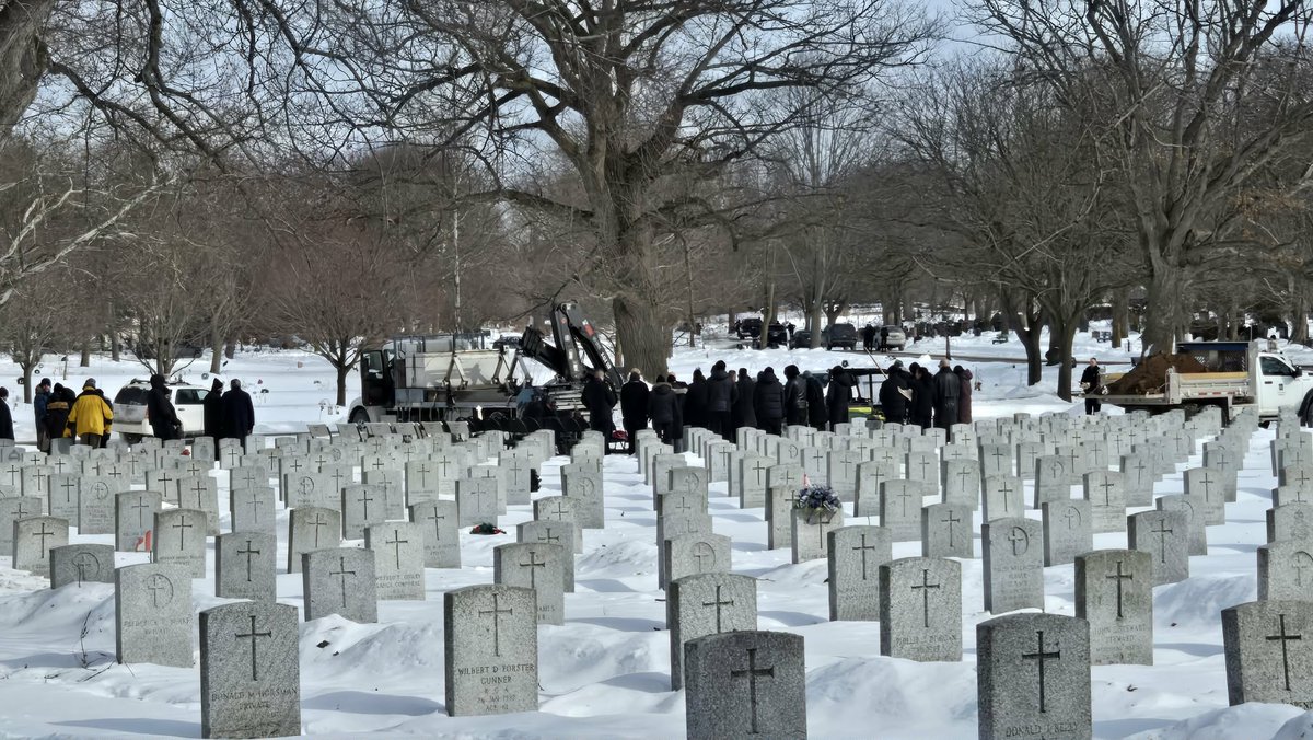 Some further pictures from today's burial. I want to thank everyone for their outpouring of love and support for the family and unit during these tough times. Sebastian is buried right beside Corporal Nathan Cirillo.
A special thank you to the Silver Cross families who came out