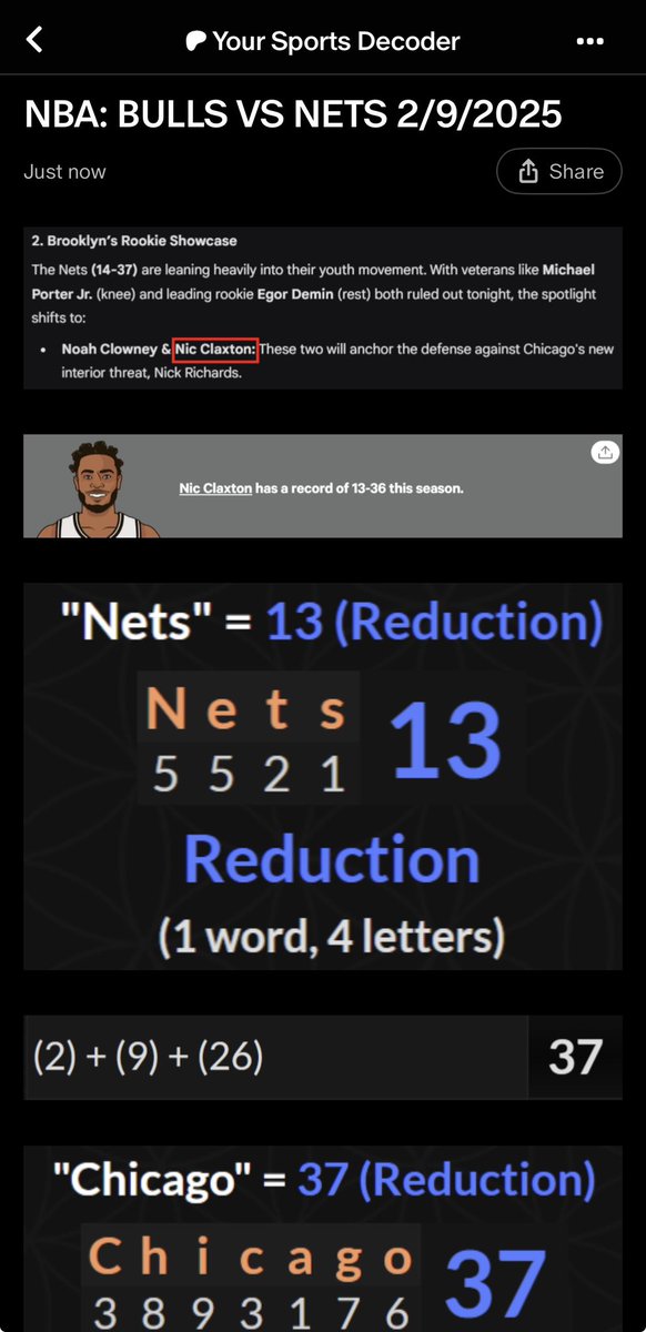 Pro Sports Gematria tweet media