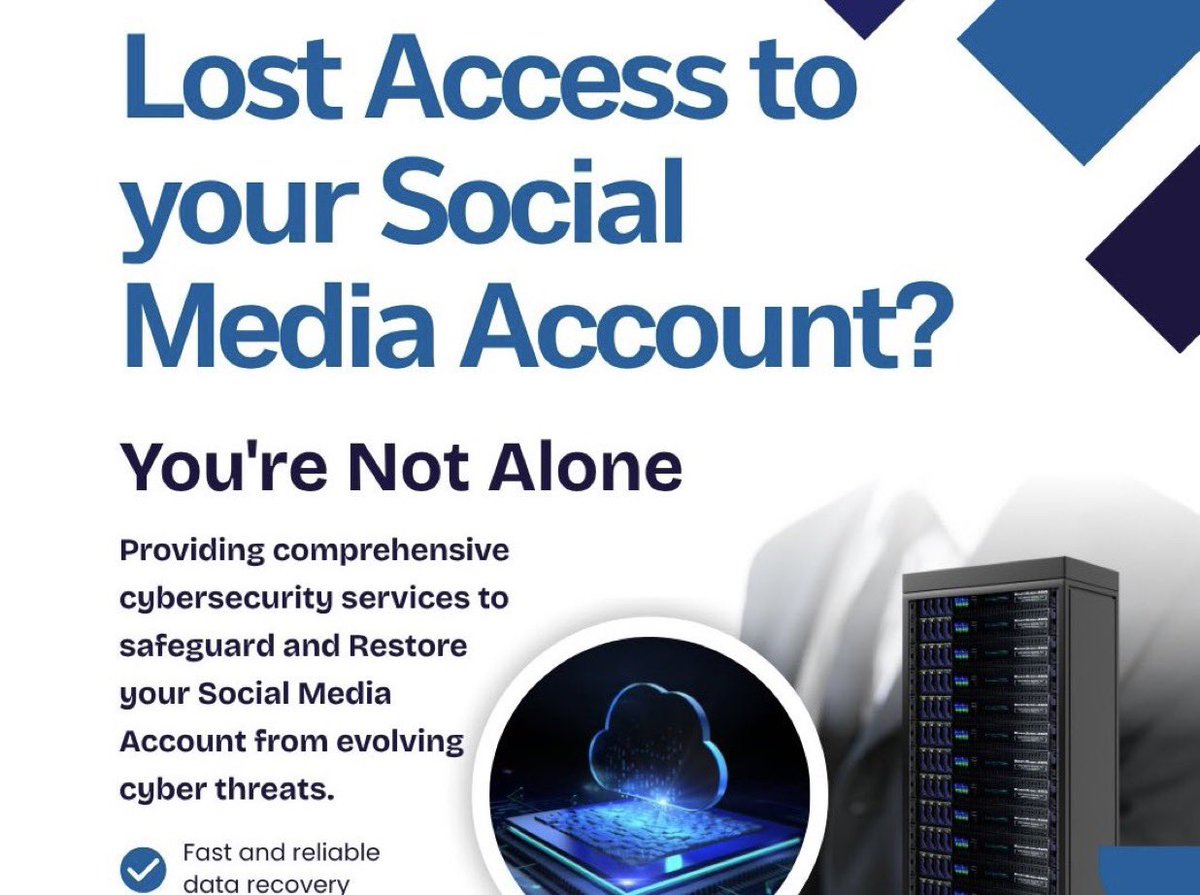 theprivatehack's tweet image. We recover and protect accounts that are suspended, banned, or blocked on Instagram, Meta (Facebook/Ads), TikTok, and X.

That work involves real escalation, policy review, and access to limited, high-level teams. if your accounts are really important to you Dm us for solutions🔓