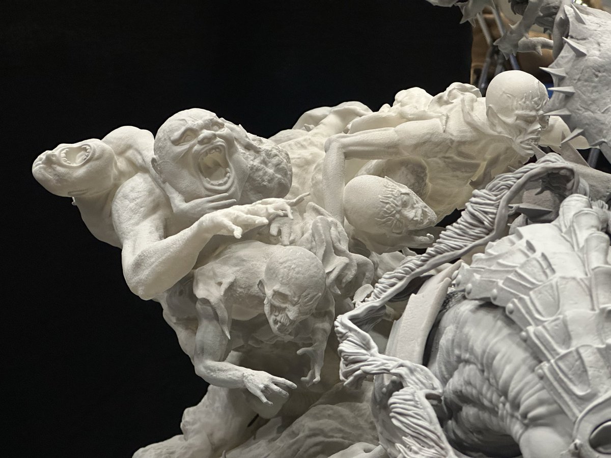 VictoryStudio's tweet photo. Thank you all for supporting our work. We will complete the Skull Knight as soon as possible. The base elements and the cloak will undergo major revisions and optimizations. The final painted version will meet you guys at WF•S in this July!

 #Berserk #WonderFestival2026Winter https://t.co/Bf5d4madh6