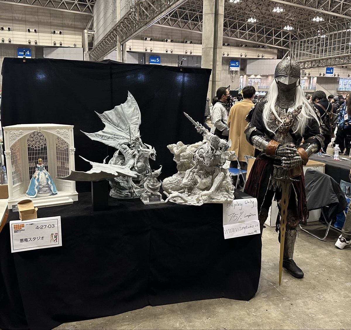 VictoryStudio's tweet photo. Thank you all for supporting our work. We will complete the Skull Knight as soon as possible. The base elements and the cloak will undergo major revisions and optimizations. The final painted version will meet you guys at WF•S in this July!

 #Berserk #WonderFestival2026Winter https://t.co/Bf5d4madh6