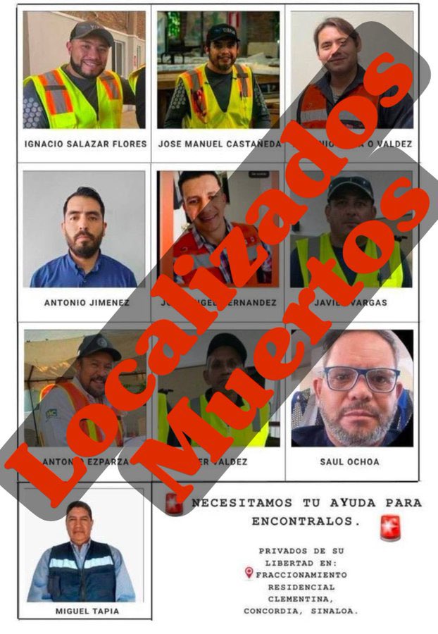 ¿En qué momento nos acostumbramos a vivir entre tanto dolor y este fétido olor a muerte?😢

#Mineros localizados.
#Sinaloa