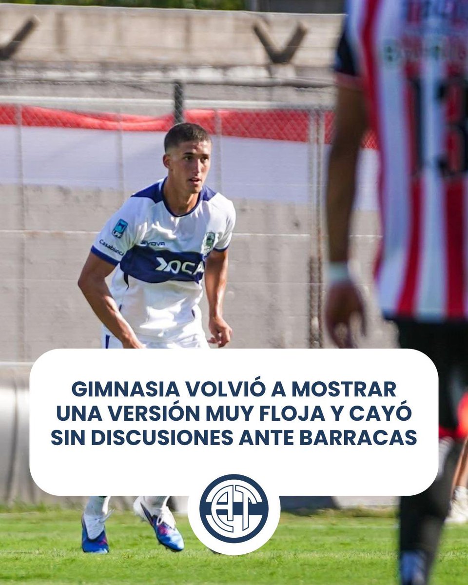 #CGE #GELP | GIMNASIA VOLVIÓ A MOSTRAR UNA VERSIÓN MUY FLOJA Y CAYÓ SIN DISCUSIONES ANTE BARRACAS 4️⃣

Lee la crónica de <a href="/AlvaroGrigioni/">Alvaro</a> acá 👇

agendatripera.wordpress.com/2026/02/09/gim…