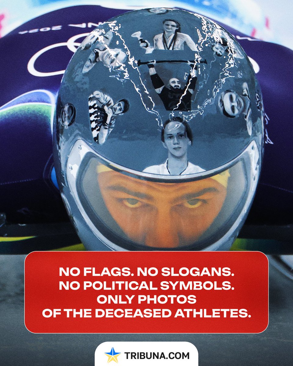 So:

- At the opening ceremony of the Olympics, the IOC puts on a grandiose performance about the importance of peace.

- A few days later, an IOC representative bans a helmet with photos of deceased members of the Olympic family.

Seriously? <a href="/iocmedia/">IOC MEDIA</a>