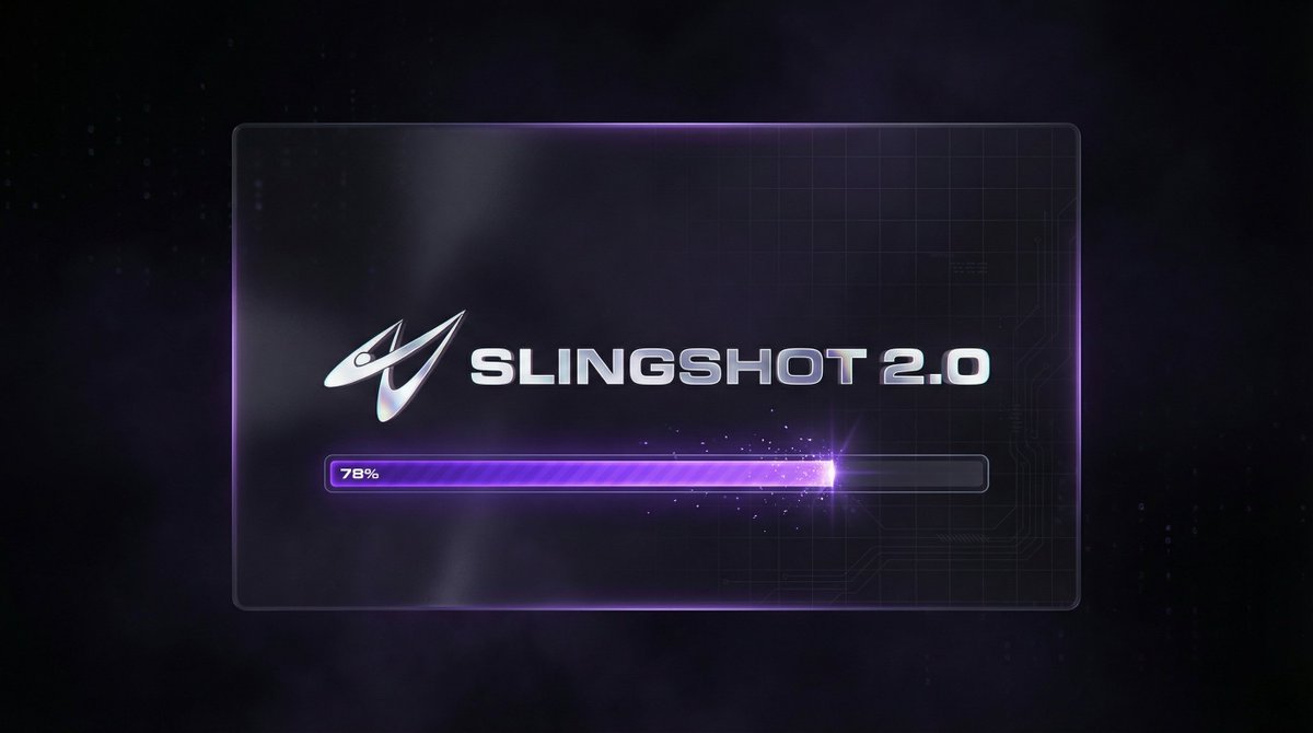 SlingshotDAO's tweet photo. Sometimes a project has to die before it can truly live. 
🔮 Slingshot 2.0 — Loading...  

Same token. 
New mission. Real revenue. 
Community owned. Community built.  

The ones who stayed are about to be rewarded.  

More soon.👀 https://t.co/CsIzHWb1zY