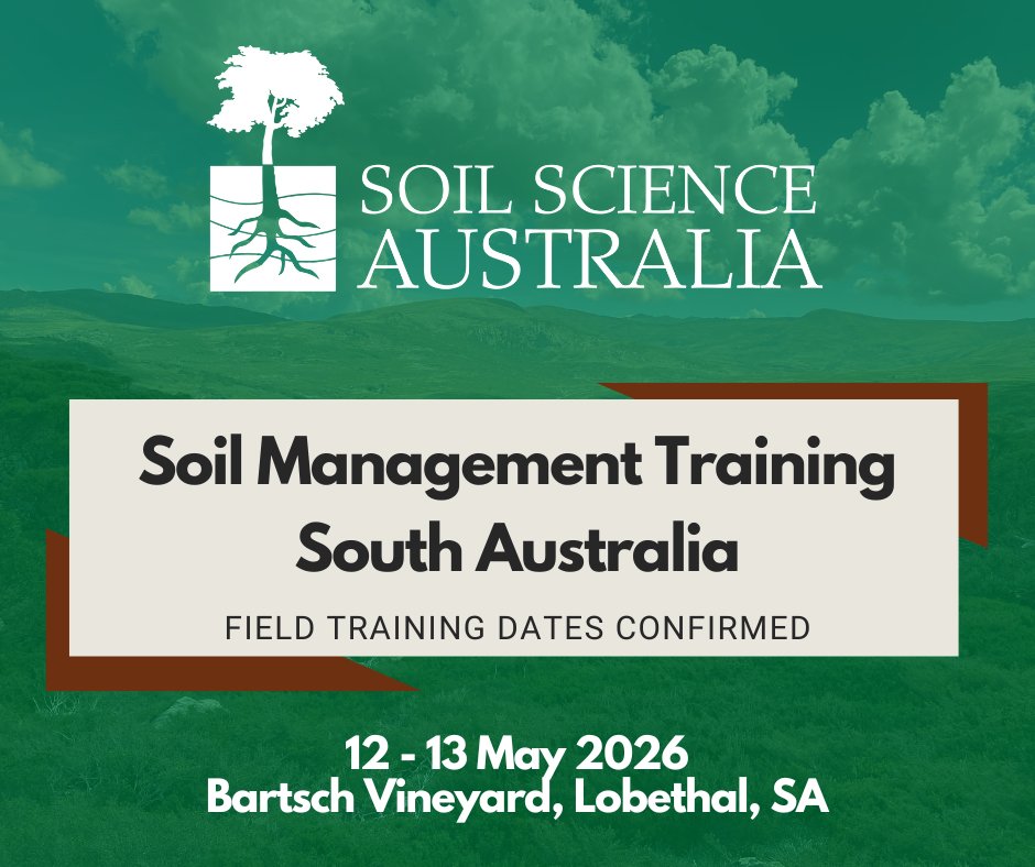 Soil Science Australia tweet media