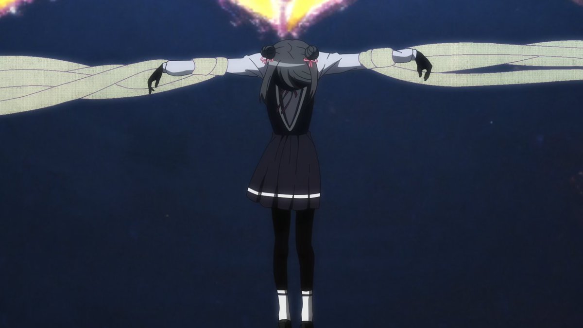 Do you think she is kinda like modern Jesus. You know because she is crucified her. Kuroe de Nazareth