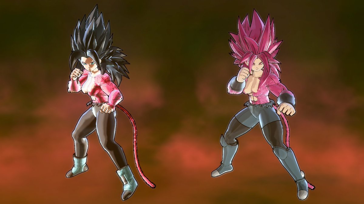 I made a Daima SSJ4 Sabi a while back, but it was really a reskin of her GT SSJ4. So I decided to revamp Daima SSJ4 Sabi with a new look #xenoverse2mods #xenoverse #dragonball #oc