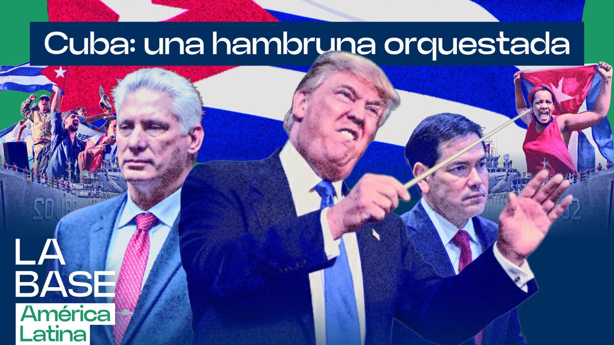 🔴 ¡EN VIVO AHORA!

🇨🇺🇺🇸 Hoy en #LaBaseAmLat: EEUU orquesta la hambruna en Cuba: cerco petrolero, apagones y guerra psicológica.
¿Crees que la comunidad internacional debería actuar frente a este cerco? 

📺 youtu.be/W0kBtRd8Vso