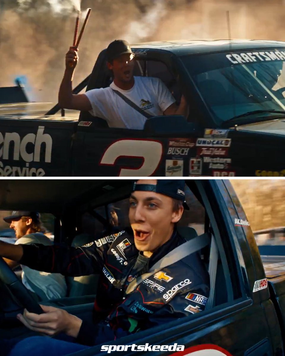 Cleetus McFarland’s appearance in NASCAR’s Daytona 500 promotional video inside Carson Hocevar’s truck was just EPIC 🔥

📸: NASCAR