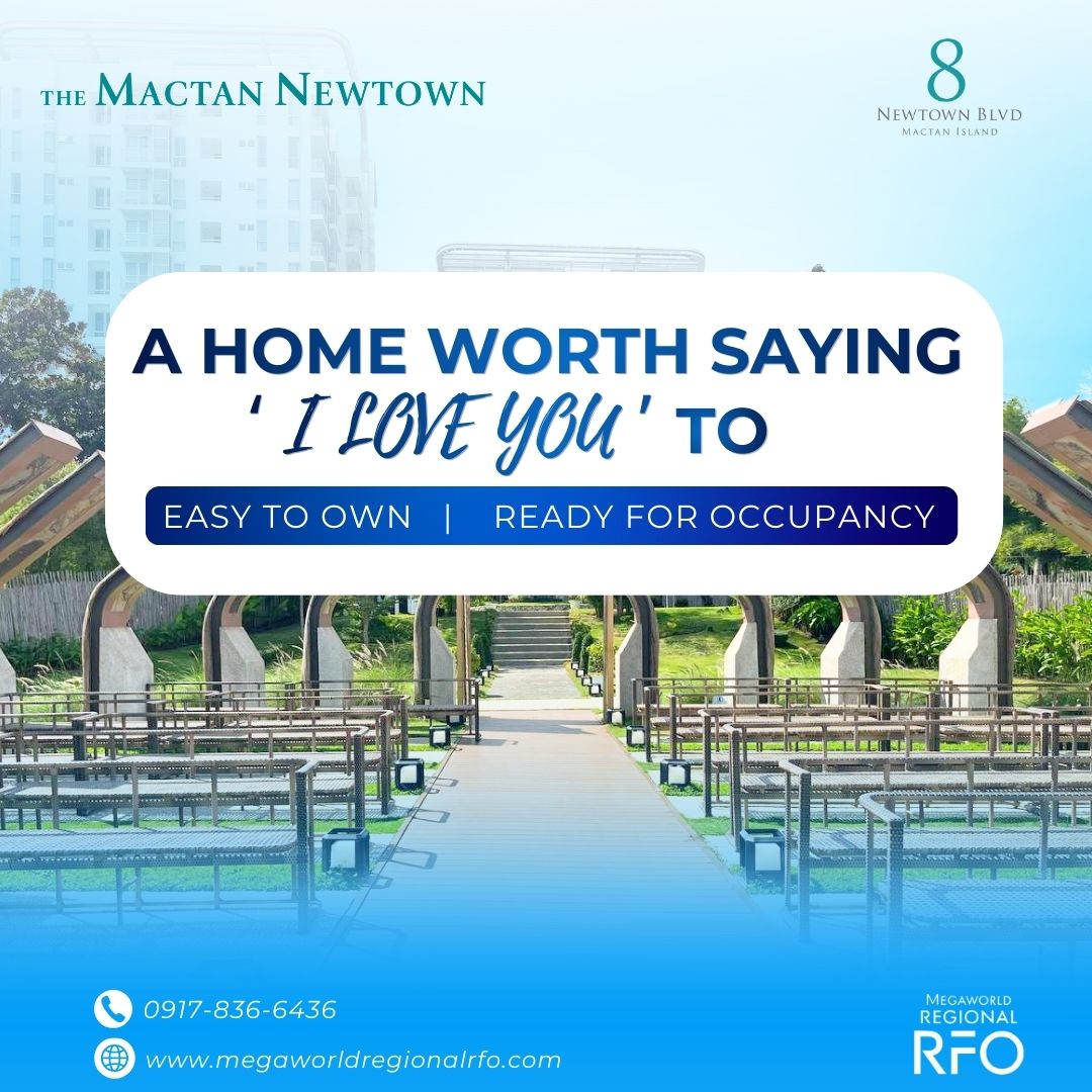 MWRegional_RFO's tweet image. Fall in love with a 1-bedroom unit with balcony at 8 Newtown Boulevard—designed for comfort and everyday moments that matter.  Make this February sweeter with our Valentine’s Exclusive Discount. 📷  #MegaworldRegionalRFO #8NewtownBoulevard #EasyToOwn #ReadyForOccupancy