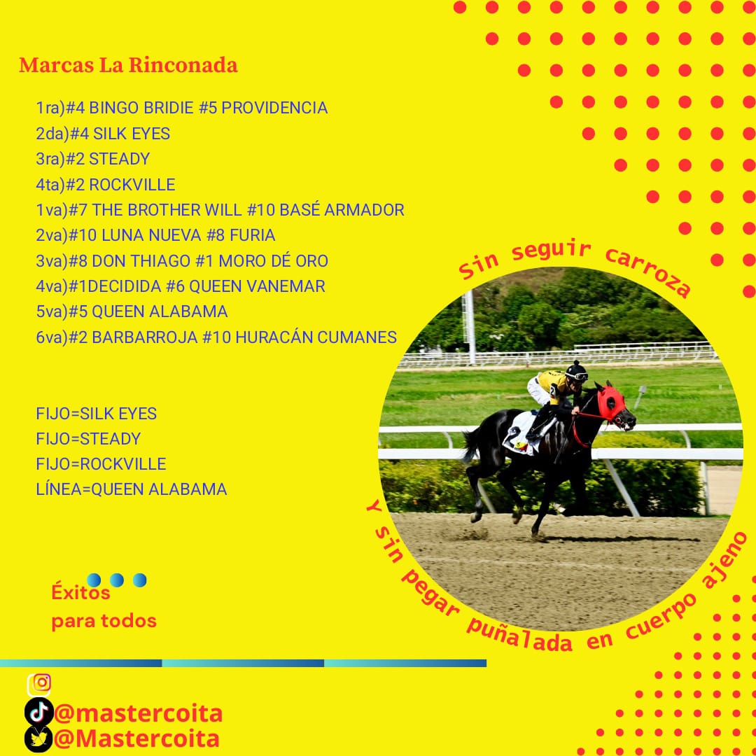 #Hipismo 👀 así me gustan a mí para está reunion #7 y #8 en nombre del Grupo de apuestas deportivas El Derby el Grupo sensación del momento ingresa ya chat.whatsapp.com/Ca0Dw2yeBWf3iI…
