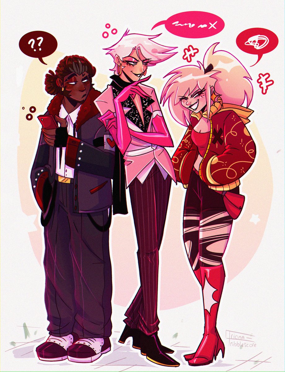 Triona___'s tweet photo. They out here giving someone the NASTIEST read-
#angeldust #husk #CherriBomb #hazbinhotel #hazbinhotelfanart #huskerdust https://t.co/s2IfCDhHFz