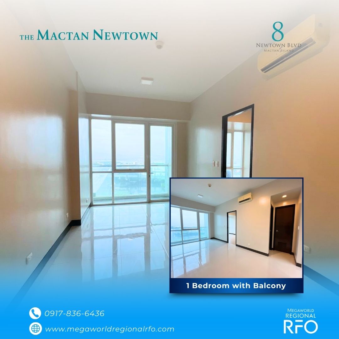 MWRegional_RFO's tweet image. Fall in love with a 1-bedroom unit with balcony at 8 Newtown Boulevard—designed for comfort and everyday moments that matter.  Make this February sweeter with our Valentine’s Exclusive Discount. 📷  #MegaworldRegionalRFO #8NewtownBoulevard #EasyToOwn #ReadyForOccupancy