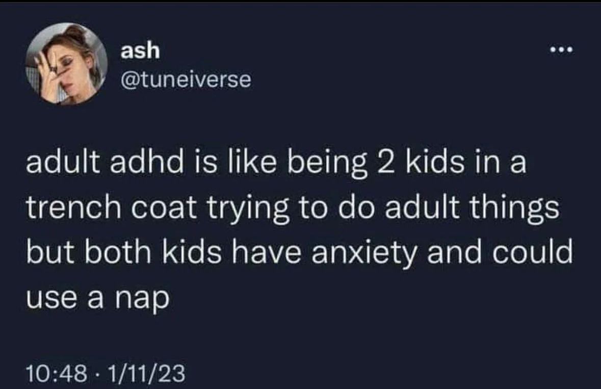 ADHD Memes tweet media